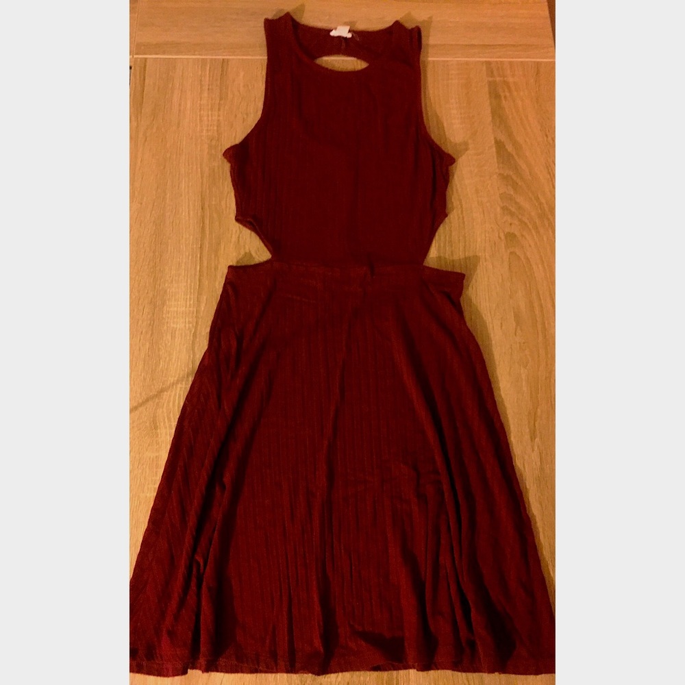 Garage Side Cut Out Fit and Flare Dress
